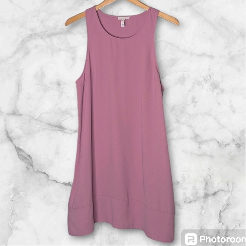 LEITH Rose Pink Deep Armhole Shift Dress size L